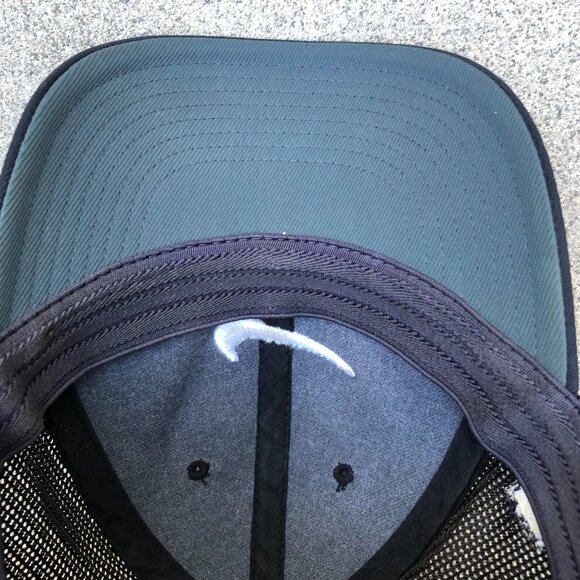 NIKE GOLF Trucker Hat Men's M/L FlexFit Black VR 20XI Embroidered Cap - Picture 7 of 7